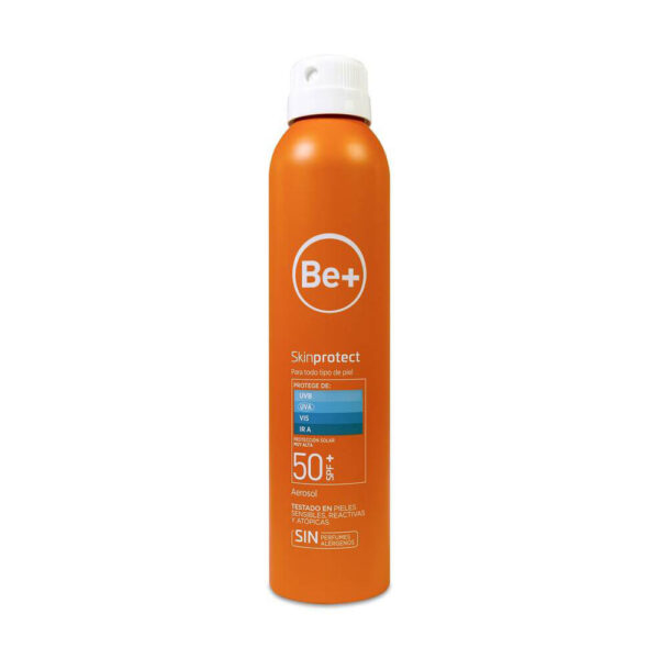 BE+ SKINPROTECT AEROSOL TRANSPARENTE CORPORAL SPF50