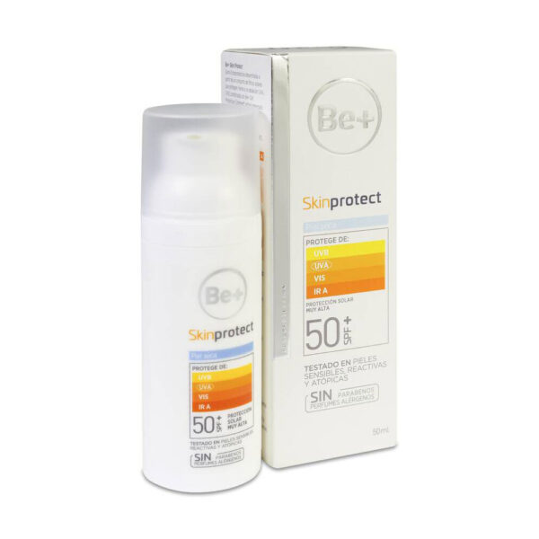 BE+ SKINPROTECT CREMA PIEL SECA SPF50+