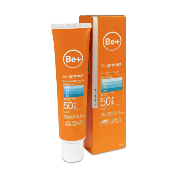 BE+ SKINPROTECT GEL SPORT TRANSPARENTE CORPORAL SPF50