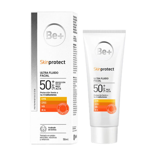 BE+ SKINPROTECT ULTRA FLUIDO FACIAL SIN COLOR SPF50+